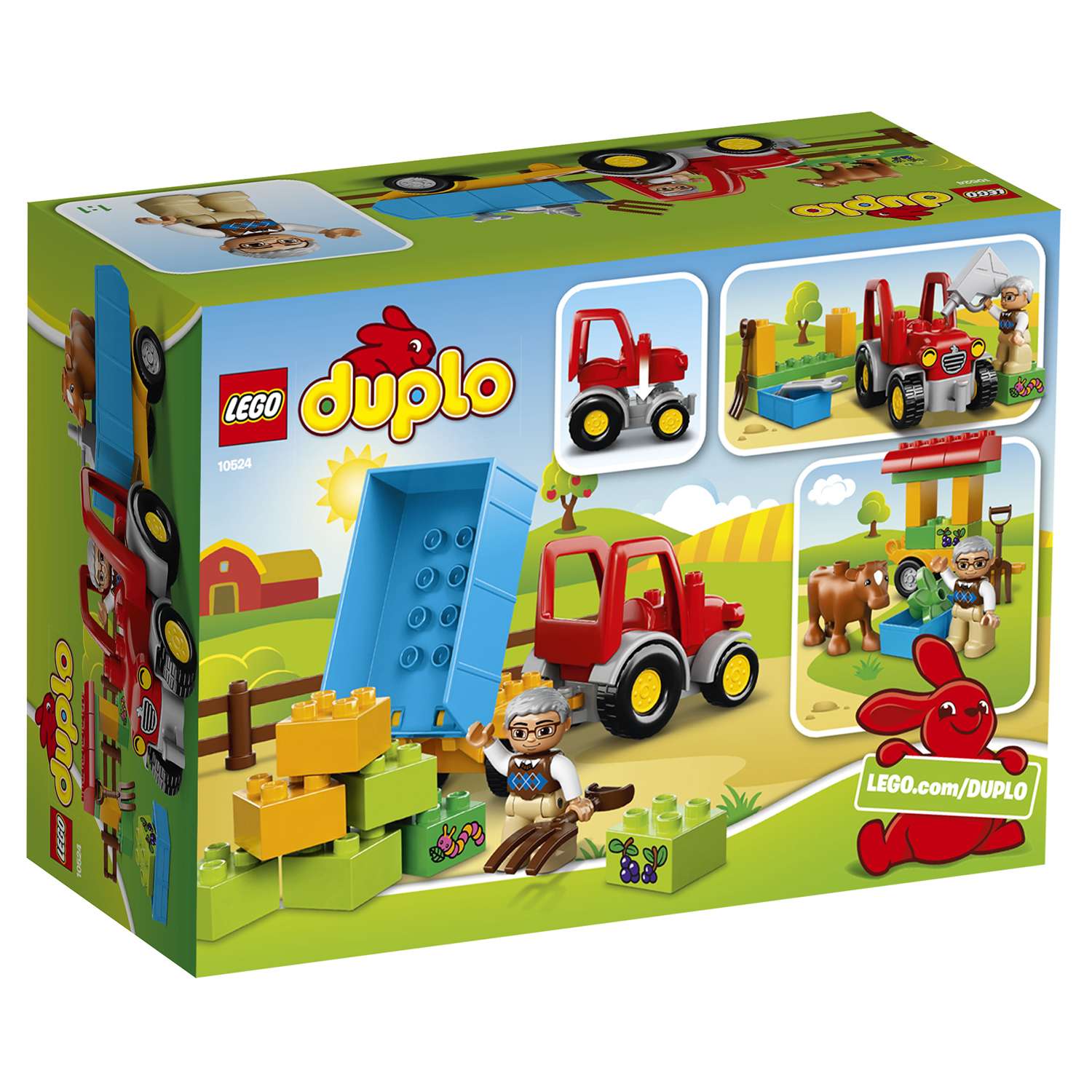 Конструктор LEGO DUPLO Town Сельскохозяйственный трактор (10524) - фото 3