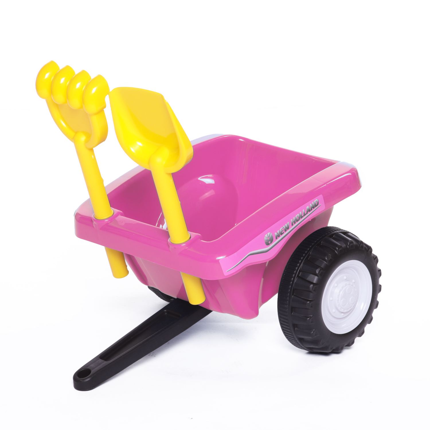 Каталка BabyCare Holland Tractor розовый - фото 9