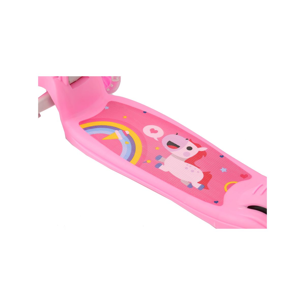 Самокат LATS детский 3-колесный со светящимися колесами розовый - фото 11