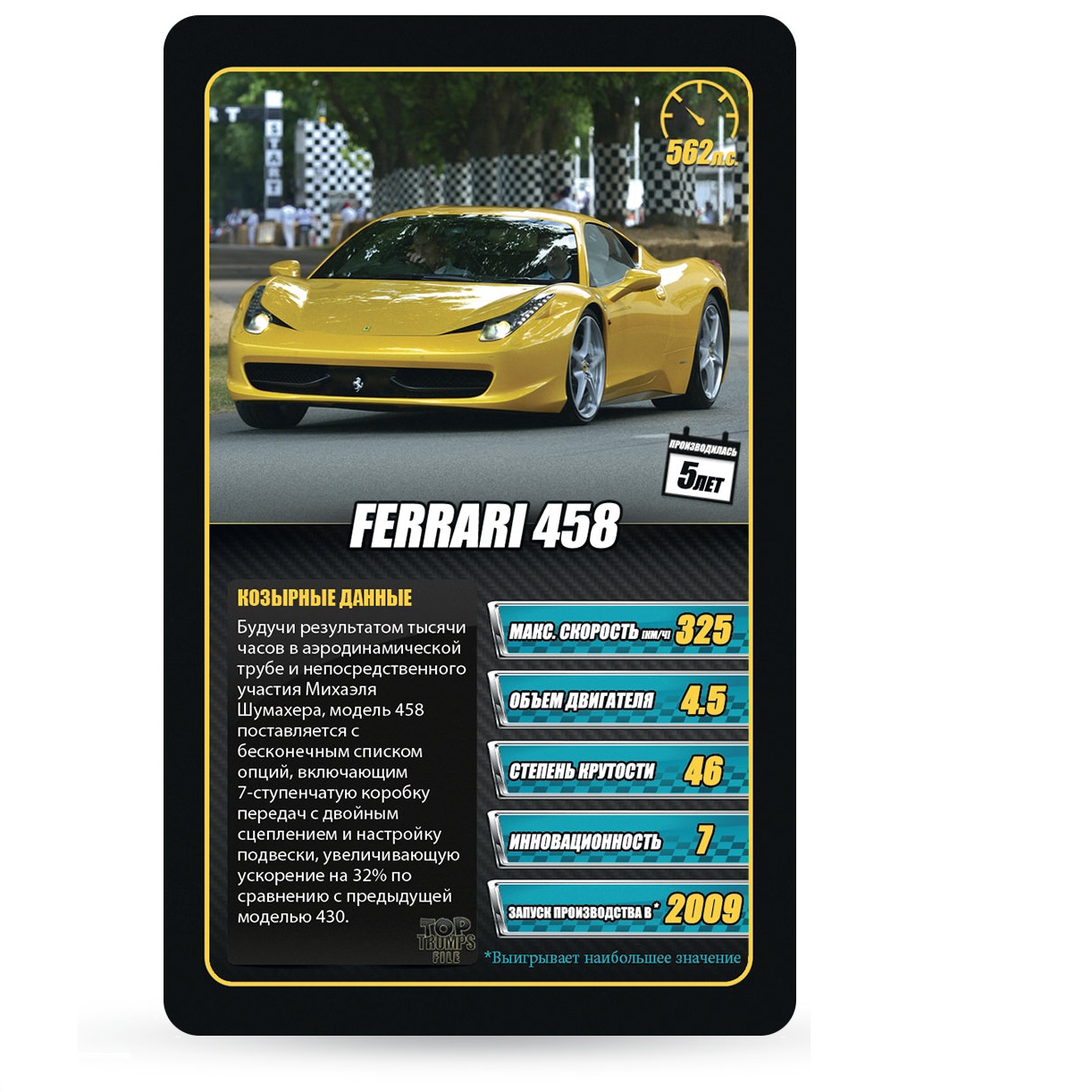 Настольная игра TopTrumps Козырные карты Спортивные автомобили - фото 4