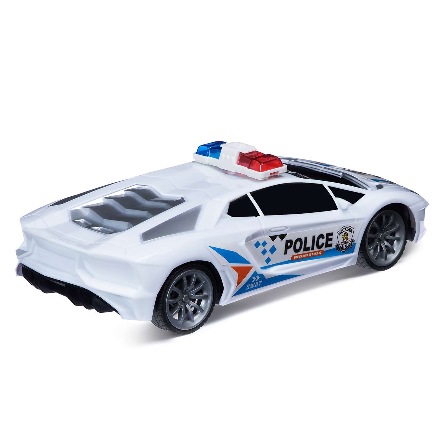 Игрушка на радиоуправлении AUTODRIVE полицейская гоночная с пультом 4 канала JB0404677 - фото 9