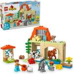 Конструктор LEGO DUPLO Уход за животными на ферме блочный