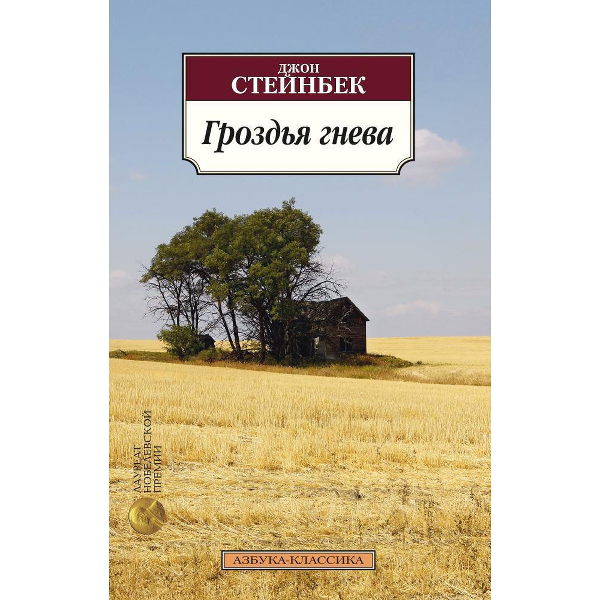 Книга Гроздья гнева Азбука классика Стейнбек Джон