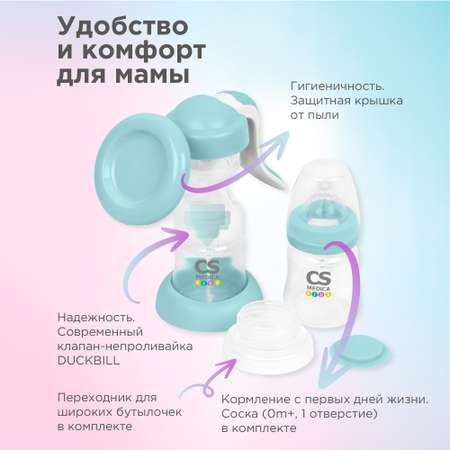 Молокоотсос ручной CS MEDICA kids CS-43