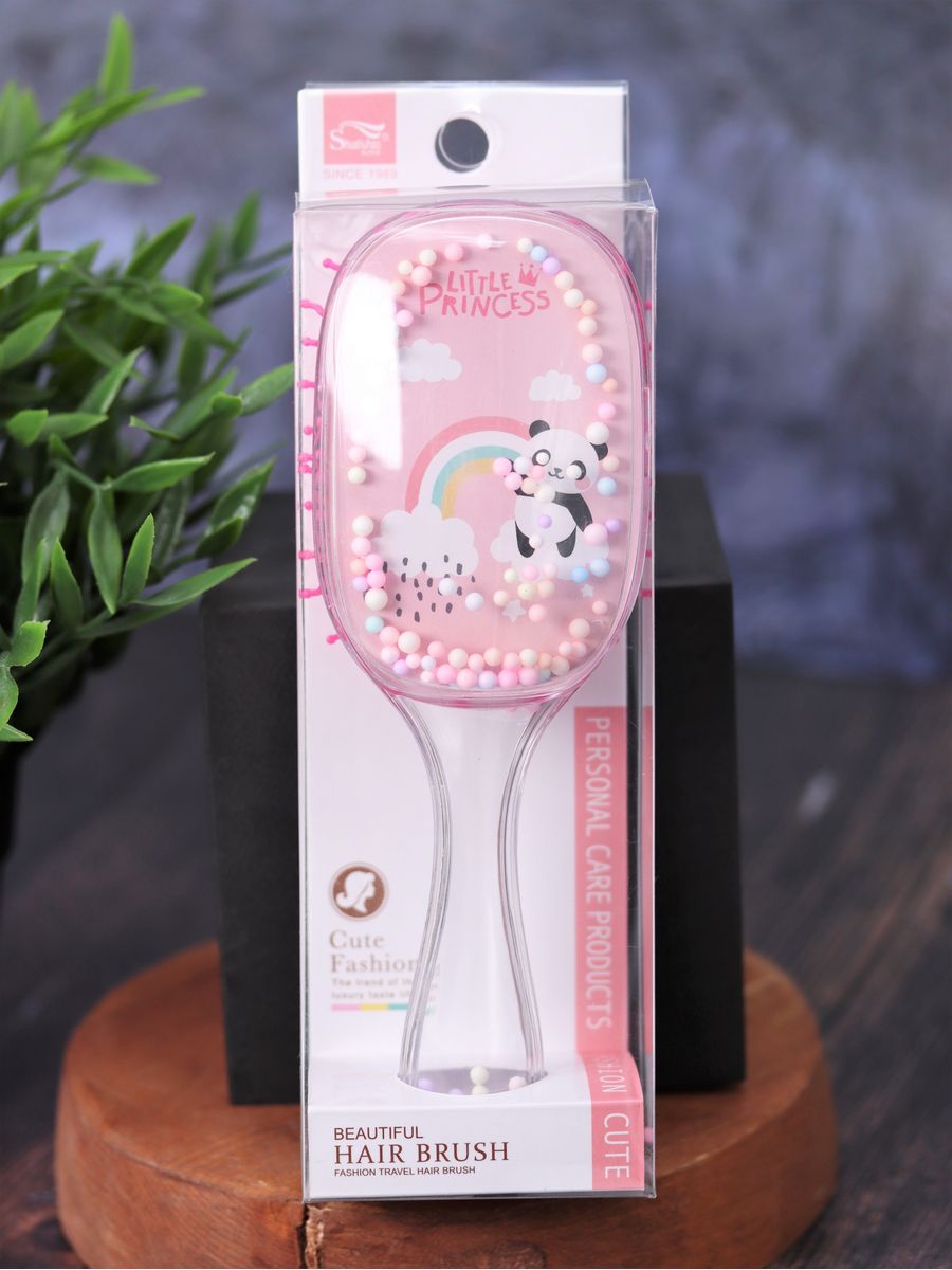 Расческа iLikeGift Styrofoam panda pink - фото 7