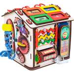 Бизиборд Jolly Kids развивающий домик со светом Лошадка