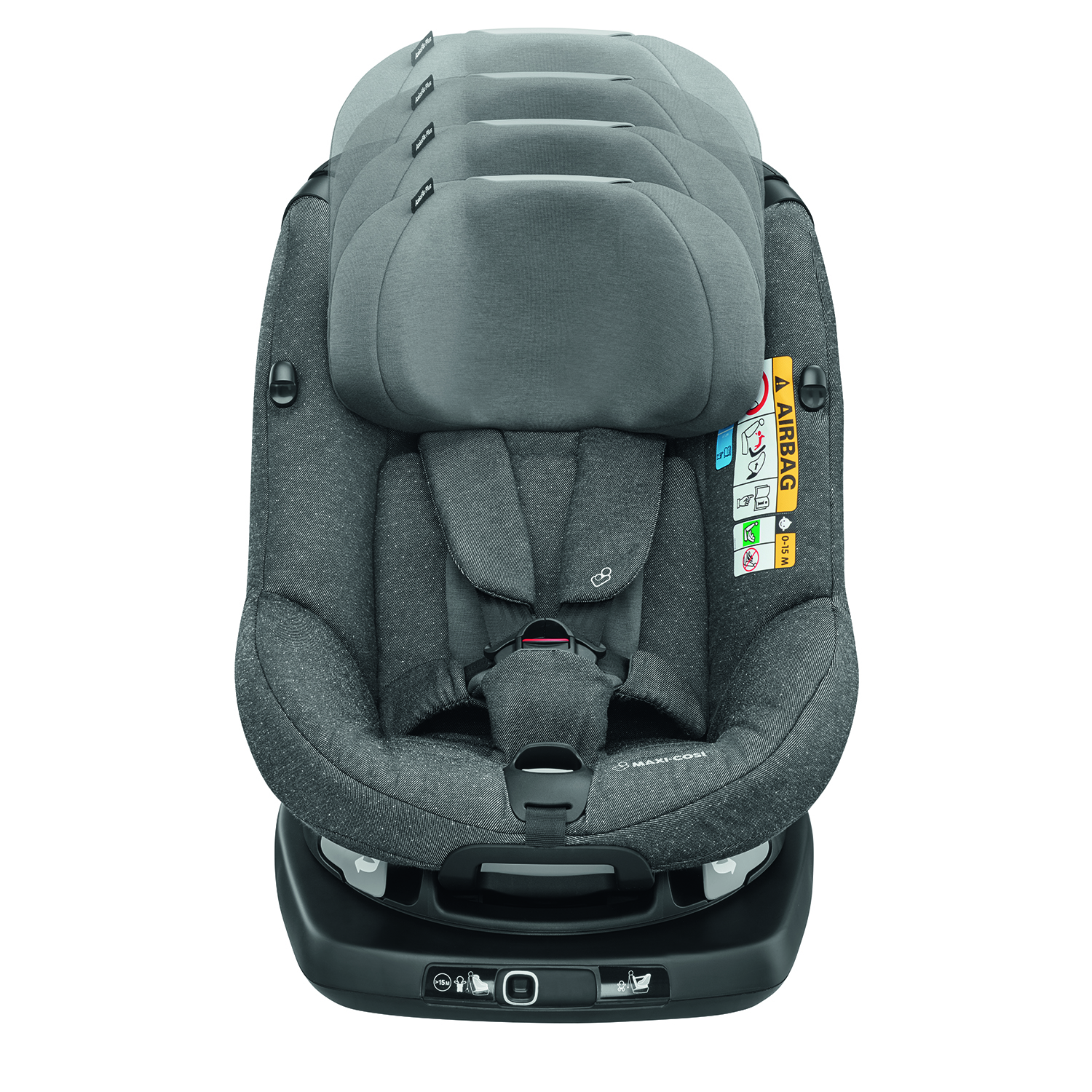 Автокресло Maxi-Cosi Axiss Fix Plus Sparkling Grey - фото 7