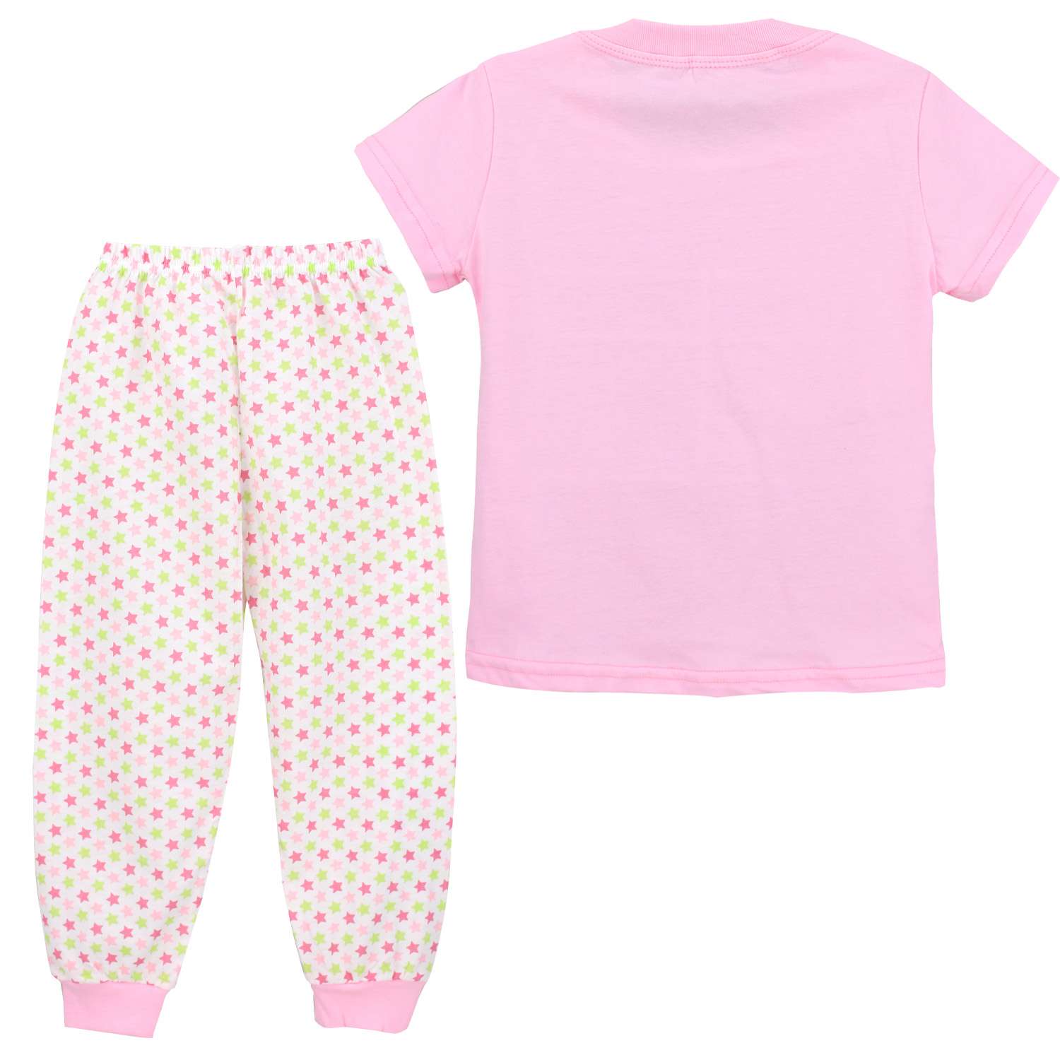 Пижама Babycollection ЦБ-00030238белый светло-розовый - фото 2