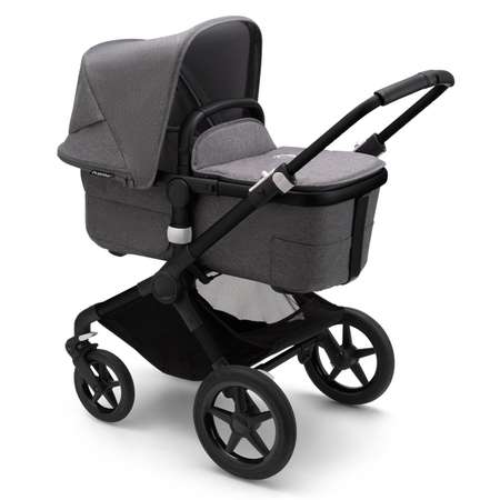 Коляска 2в1 Bugaboo Fox3 Complete Black Grey Melange-Grey Melange 2306010002