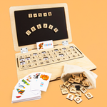 Игра настольная Raduga Kids Деревянный ноутбук Алфавит для детей