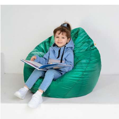 Кресло-мешок Пазитифчик Груша 90х80см зелёный