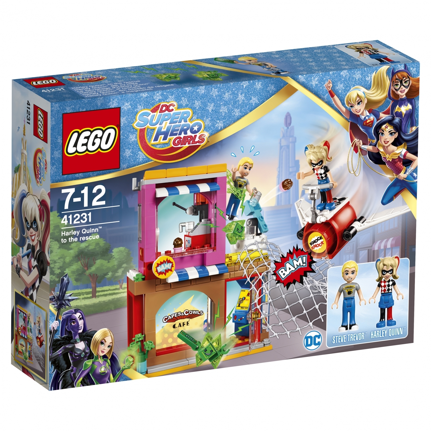 Конструктор LEGO DC Super Hero Girls Харли Квинн™ спешит на помощь (41231)  купить по цене 599 ₽ в интернет-магазине Детский мир