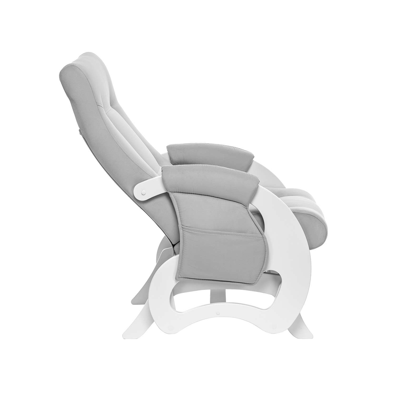 Кресло для кормления Milli Ария с карманами молочный дуб / ткань V 51 - фото 4
