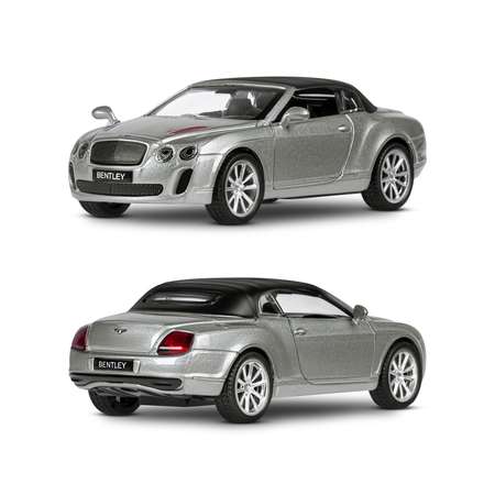 Автомобиль АВТОпанорама Bentley Continental Supersports ISR 1:43 серый