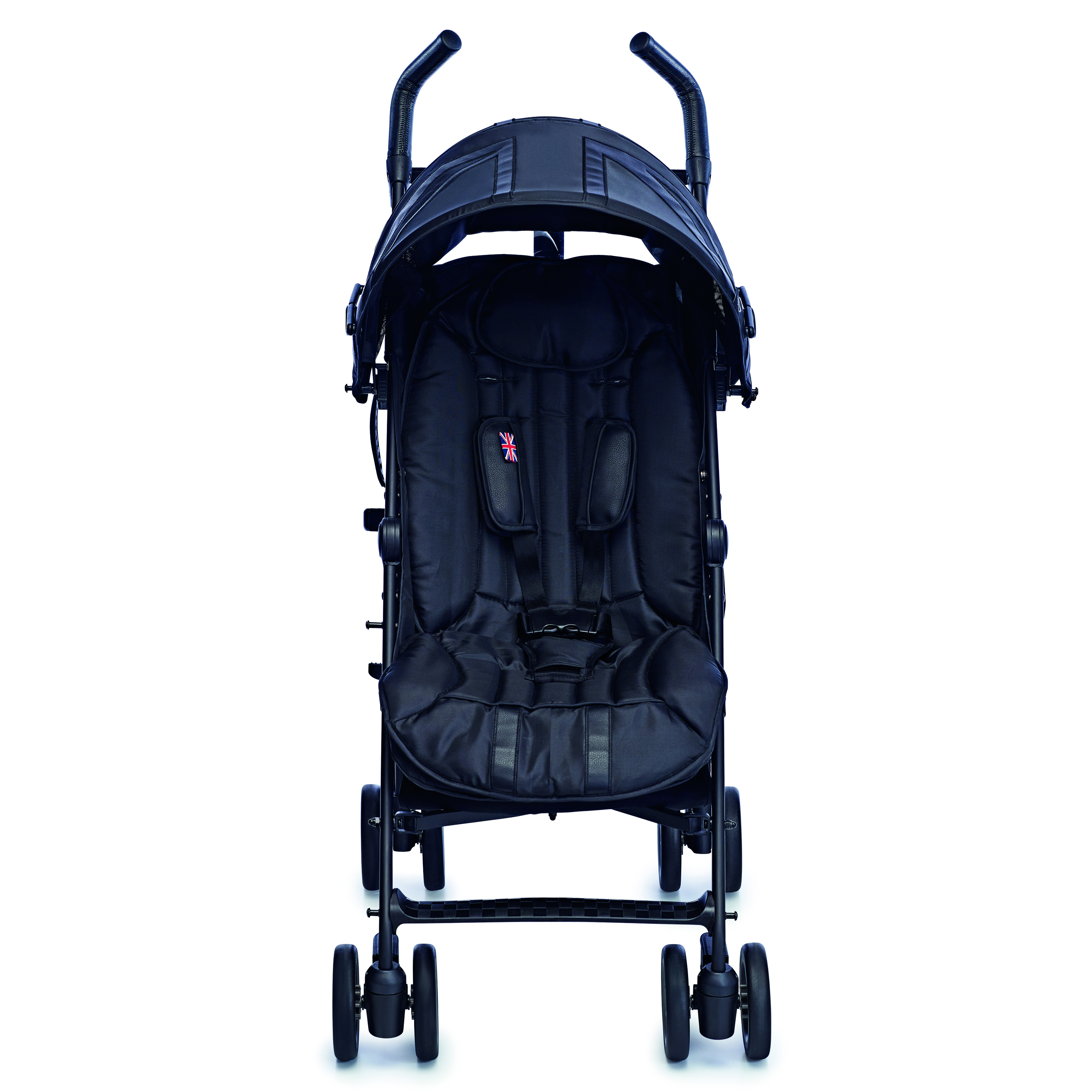 Коляска Easywalker Mini Buggy+ LXRY Black с бампером - фото 2