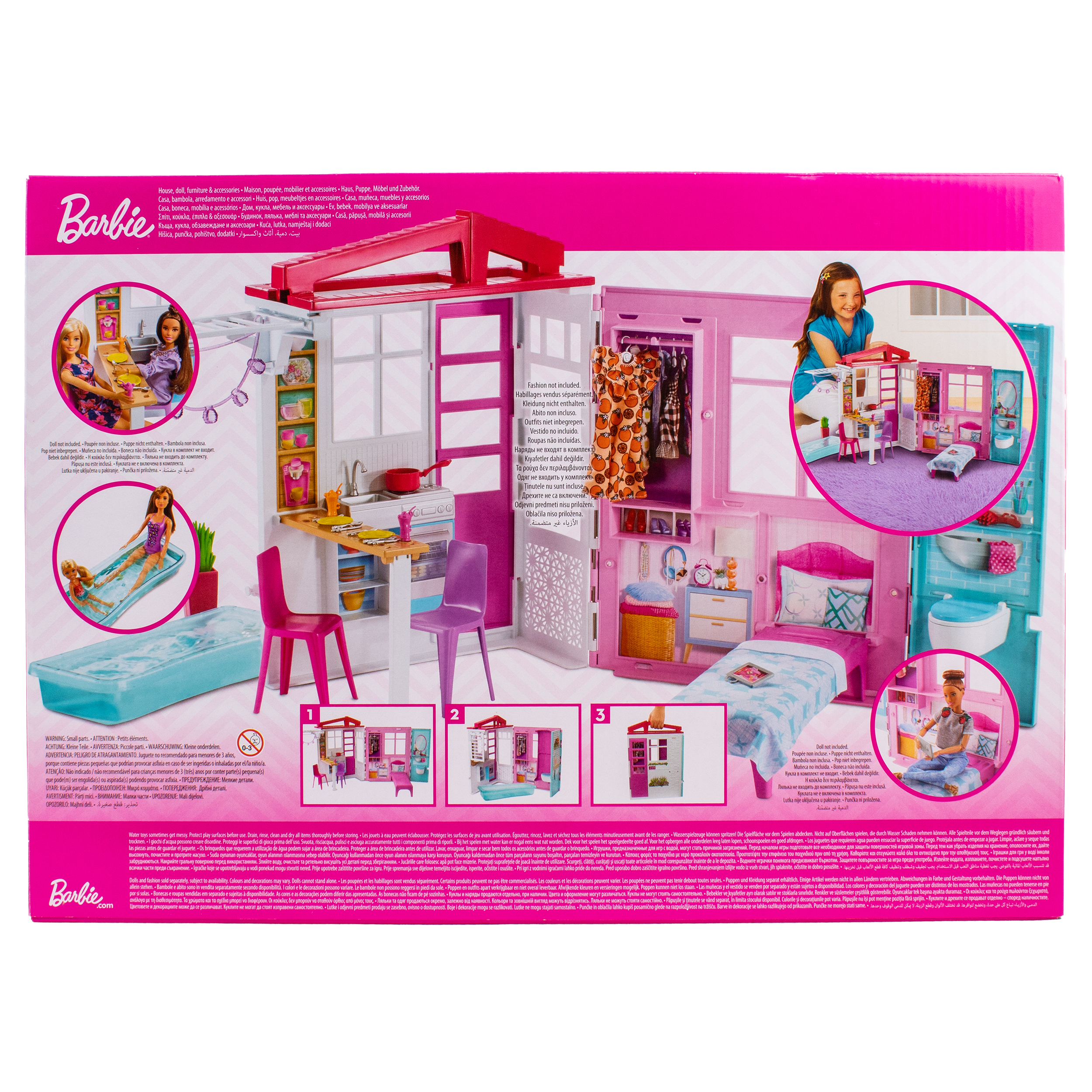 Набор игровой Mattel Barbie Кукольный дом FXG54 - фото 22