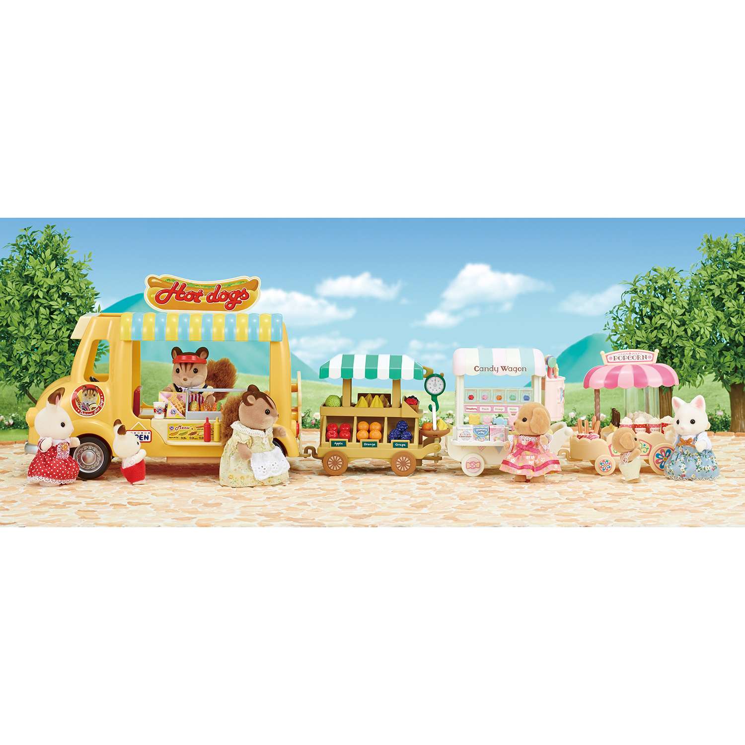 Набор Sylvanian Families "Тележка с фруктами" (5265) - фото 6