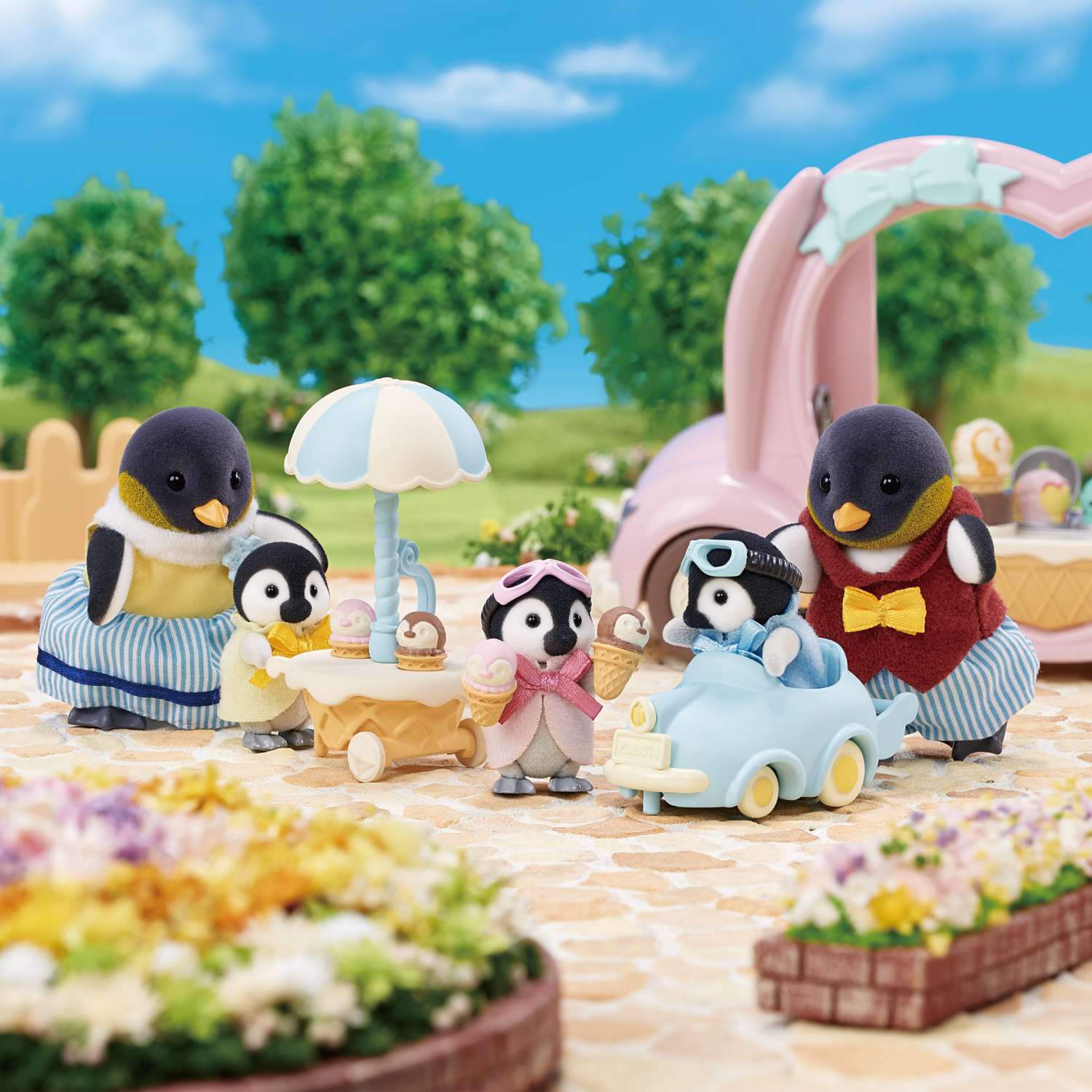 Набор Sylvanian Families Пингвинята в машинке 5695 - фото 4