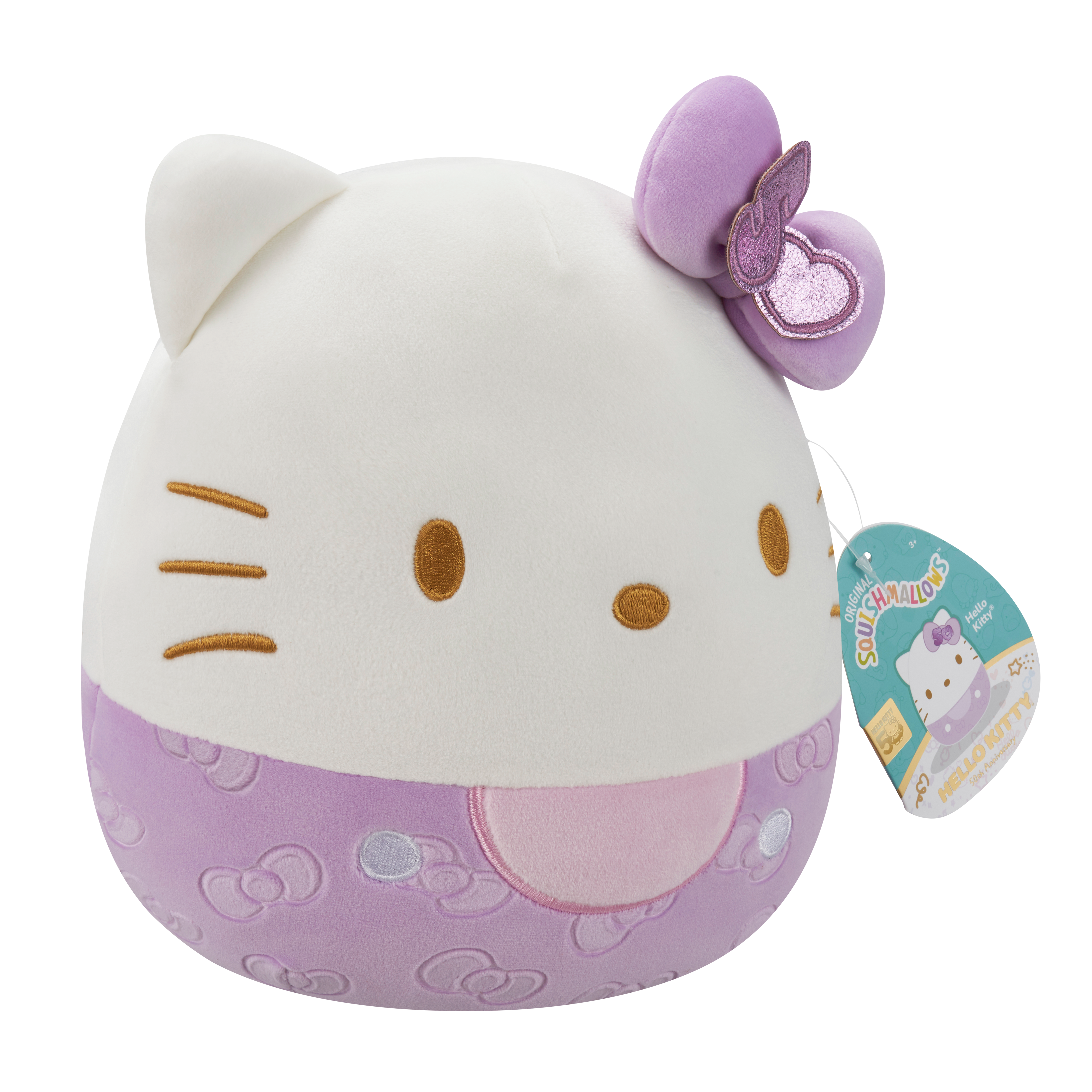 Игрушка мягкая Squishmallows Сиреневая китти - фото 1