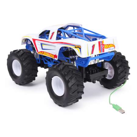 Машина Hot Wheels РУ 1:15 Monster Truck Racing 1 Белый 61550U