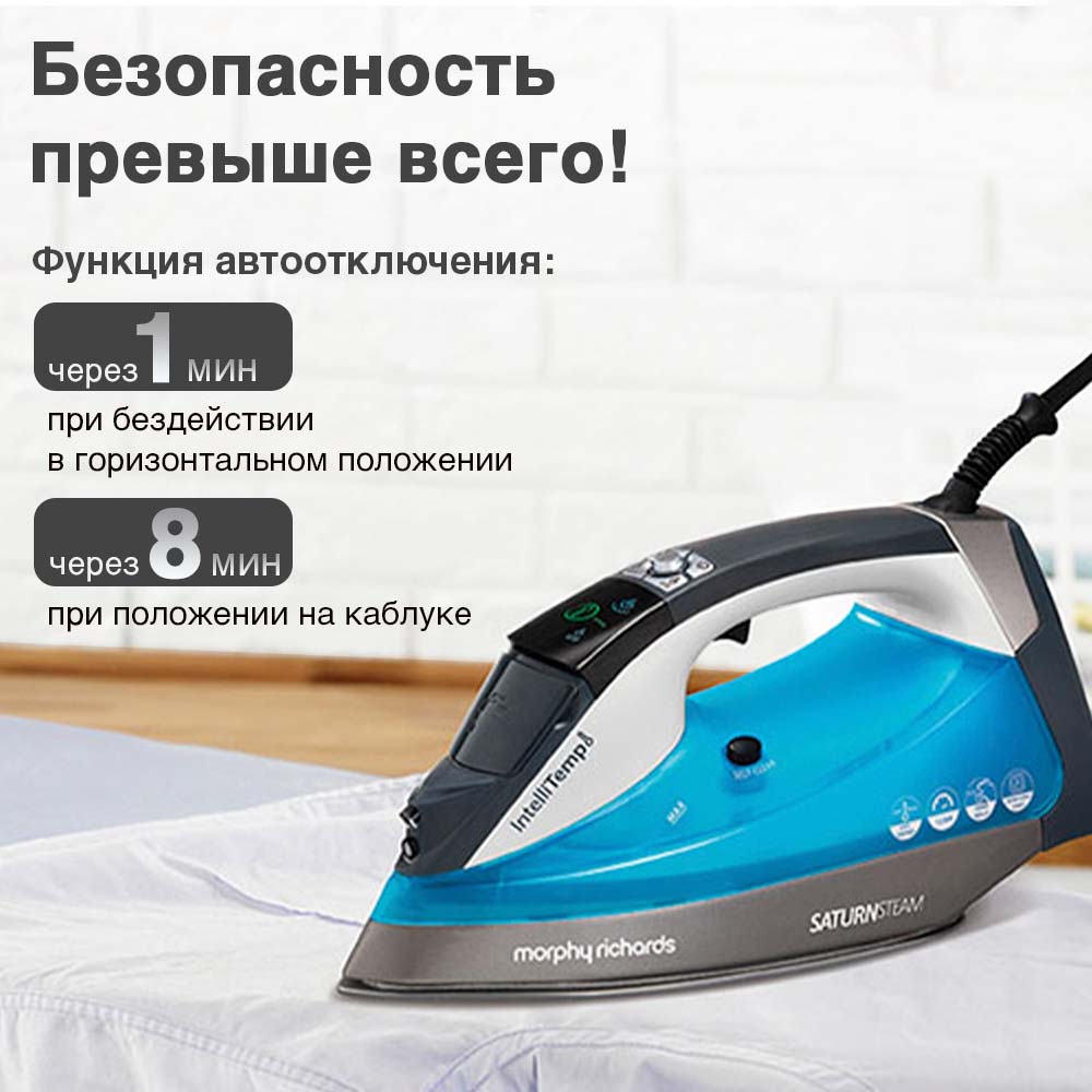 Утюг Morphy Richards Saturn Intellitemp 305003 - фото 10