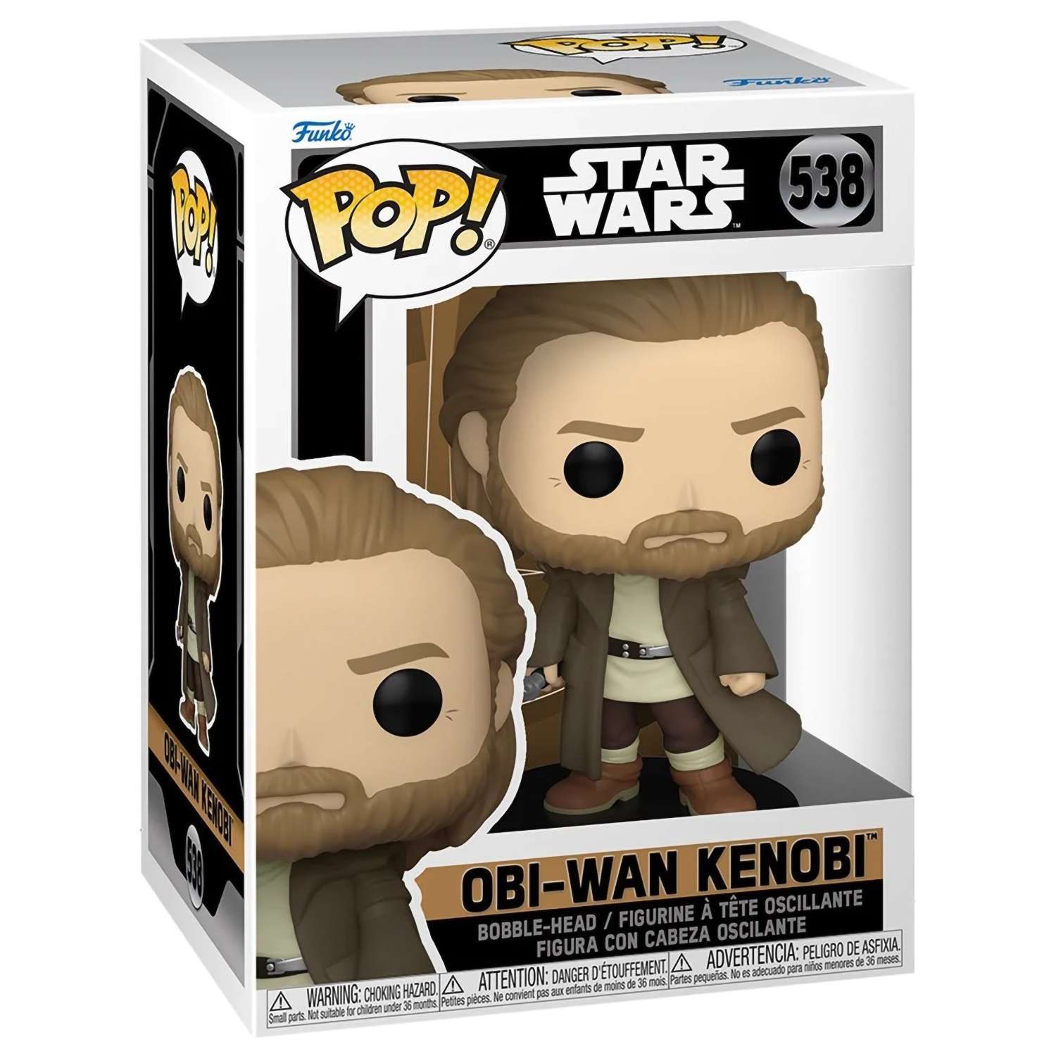 Фигурка Funko POP! Bobble Star Wars Obi-Wan Kenobi Obi-Wan Kenobi (538) 64558 - фото 2