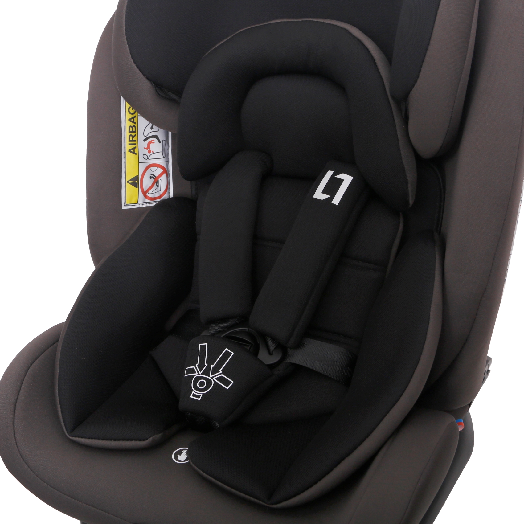 Детское автокресло Еду-Еду KS 360 ISOFIX гр.0+/I/II/III серия Level One graphite - фото 8