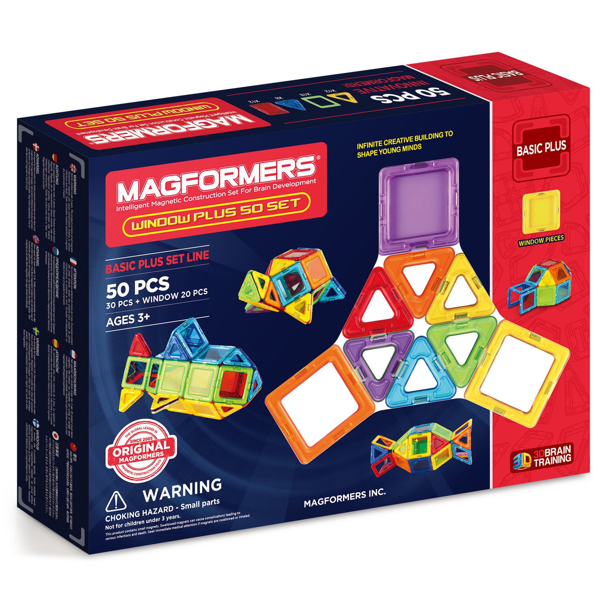 Конструктор Magformers Basic Window Plus Set 50 set 715003 - фото 1