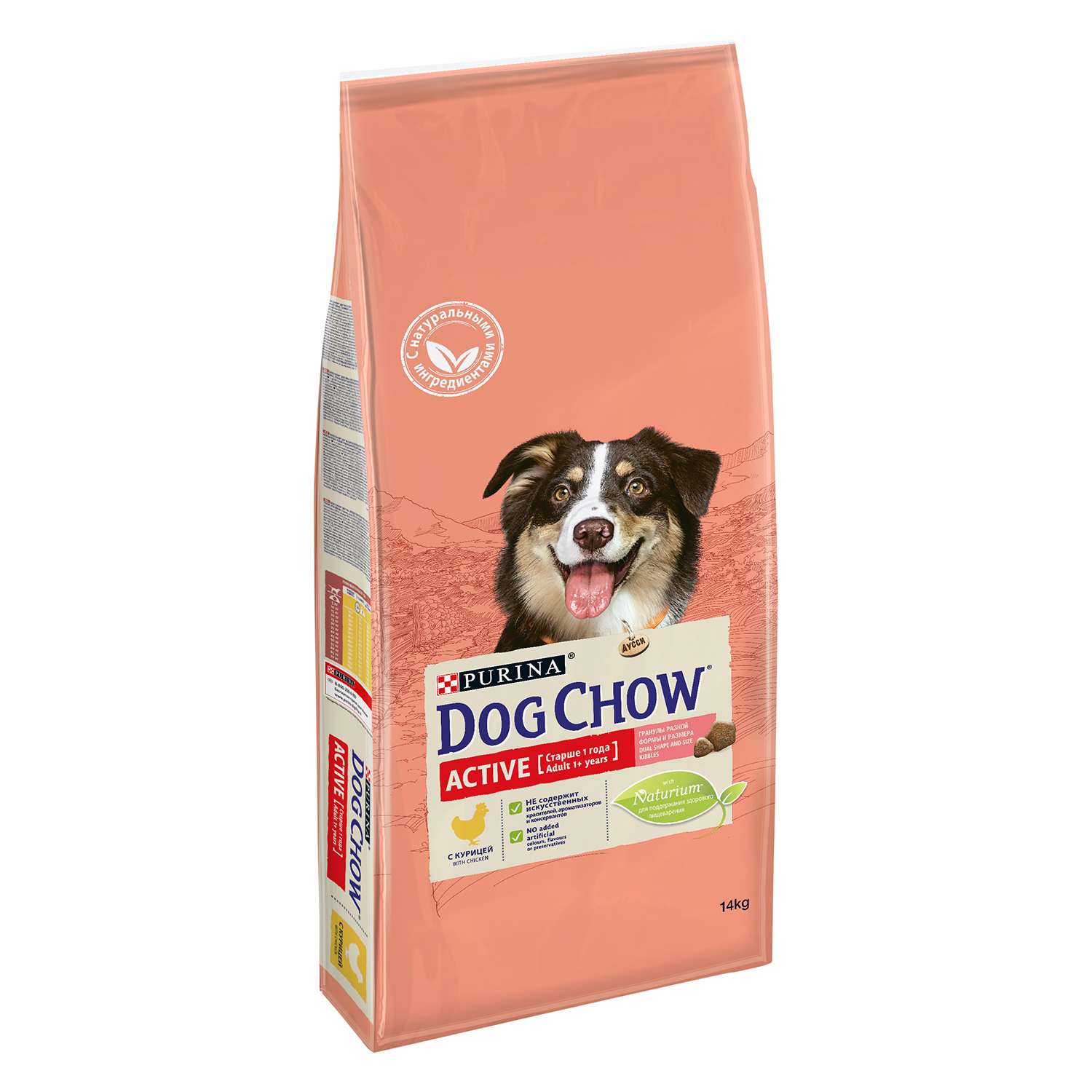 Корм для собак Dog Chow для активных с курицей 14кг - фото 2