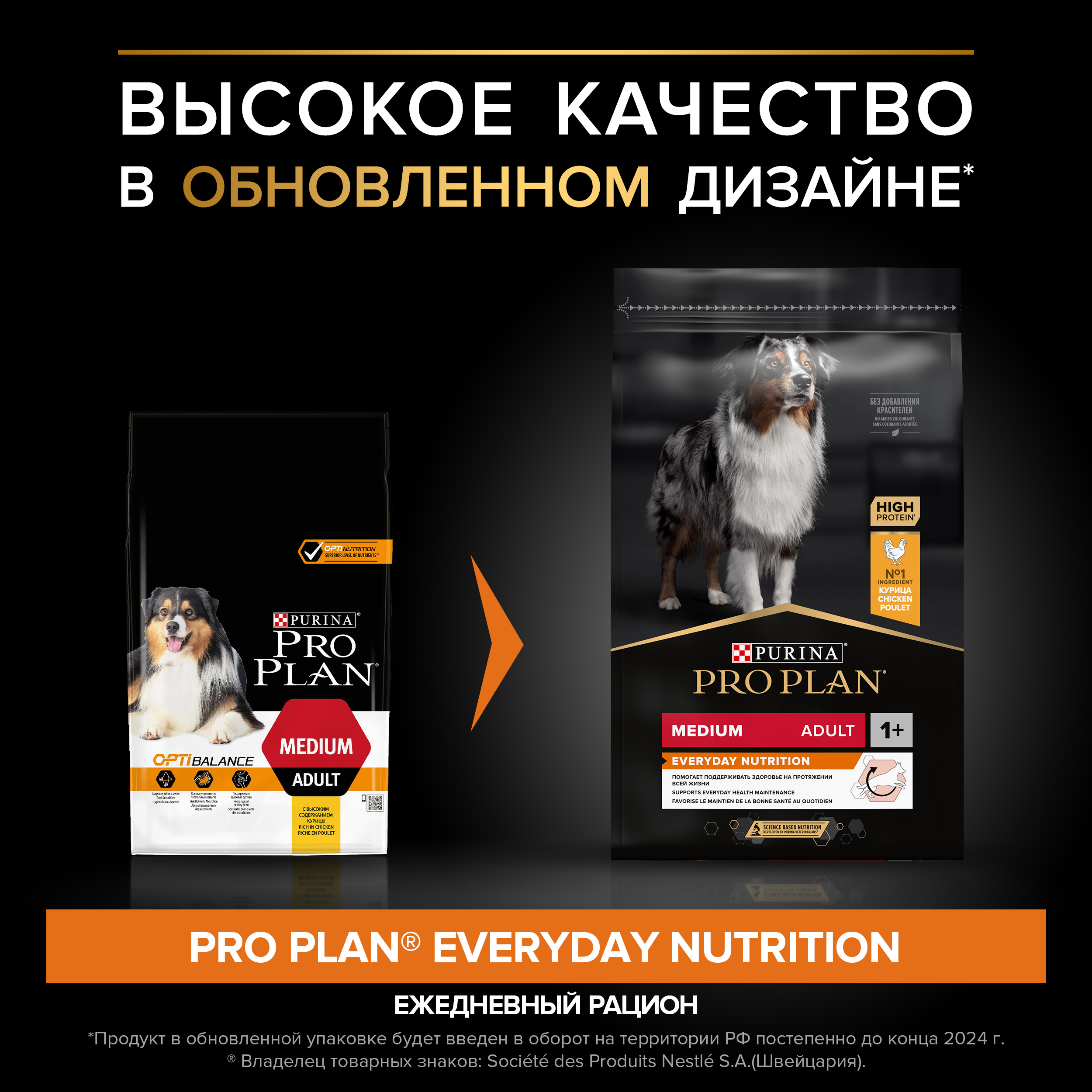 Сухой корм для собак PRO PLAN 7 кг курица (полнорационный) - фото 3