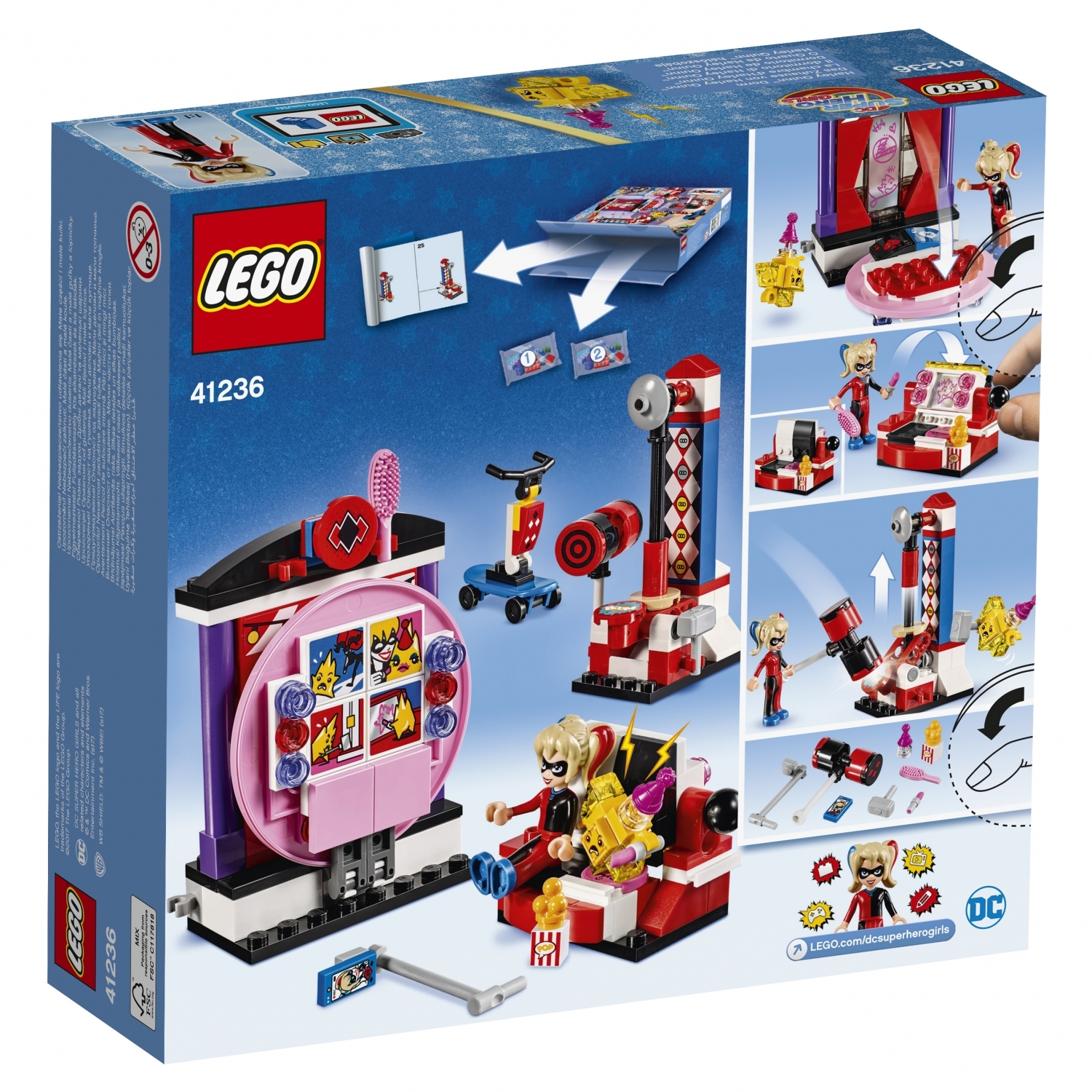 Конструктор LEGO DC Super Hero Girls Дом Харли Квинн (41236) купить по цене  199 ₽ в интернет-магазине Детский мир