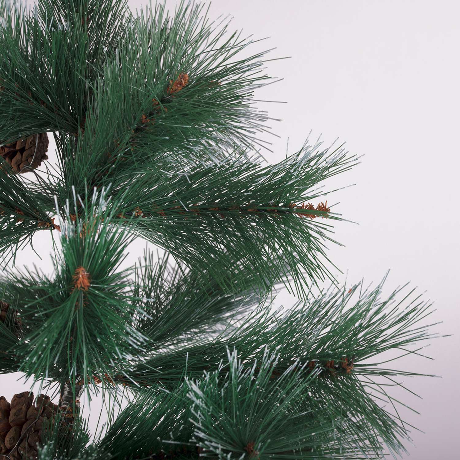 Новогодняя елка Золотая сказка искусственная Velvet Pinewood 120 см с инеем и шишками - фото 9