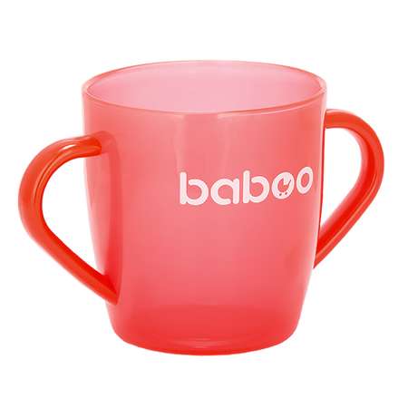 Чашка BABOO 200мл с 12месяцев Красный 8-102