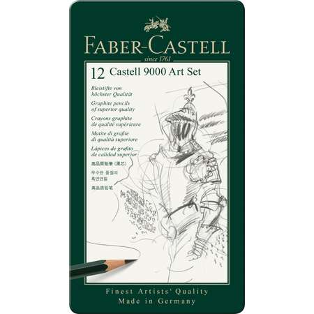 Набор карандашей FABER CASTELL 9000 Art Set 12шт 2H-8B