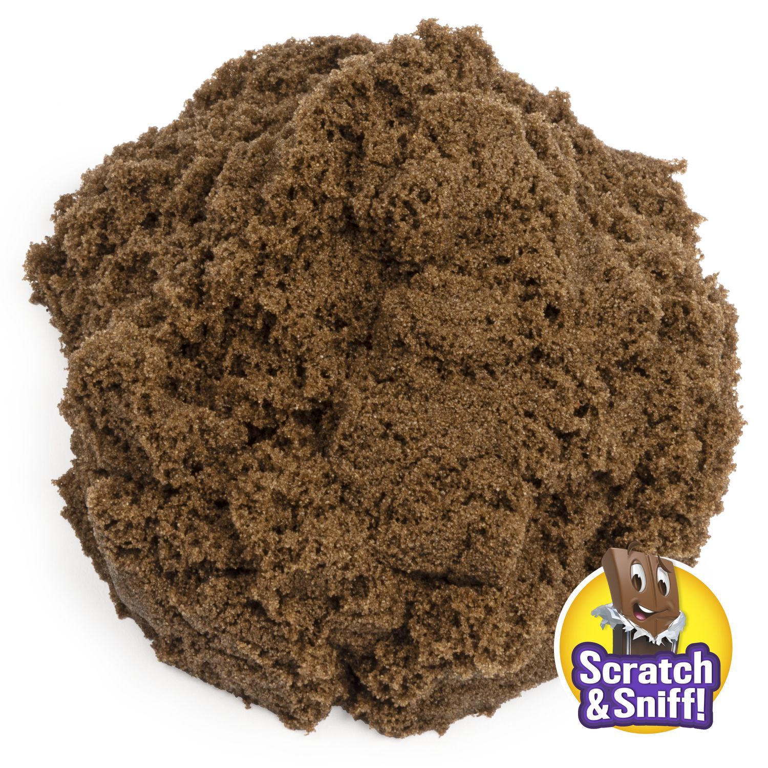 Песок для лепки Kinetic Sand Chocolate Swirl ароматизированный 227г 6053900/20120785 - фото 3