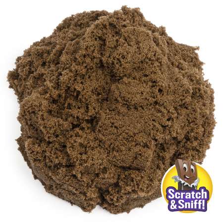 Песок для лепки Kinetic Sand Chocolate Swirl ароматизированный 227г 6053900/20120785