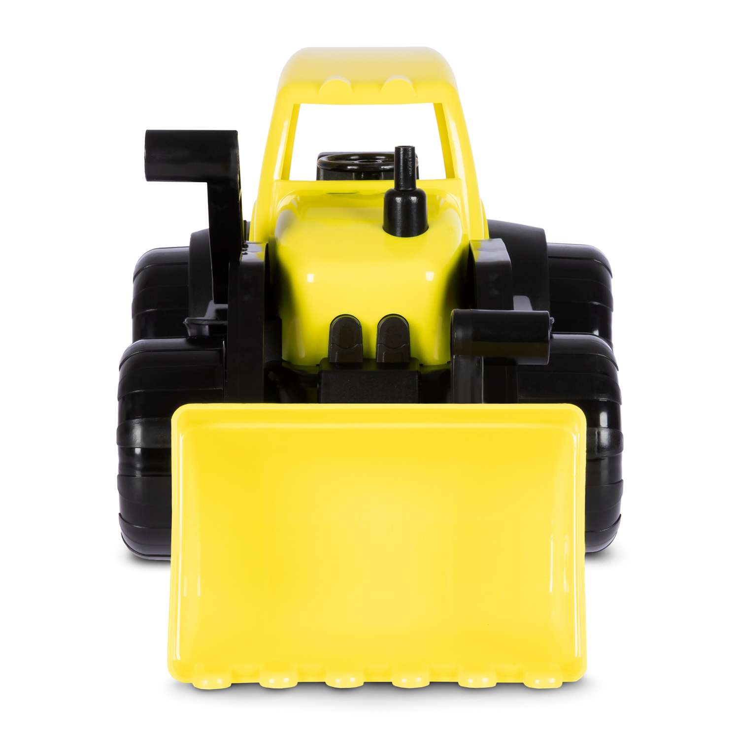 Машинка ДЖАМБО Трактор с ковшом желтый JB5300686 - фото 12