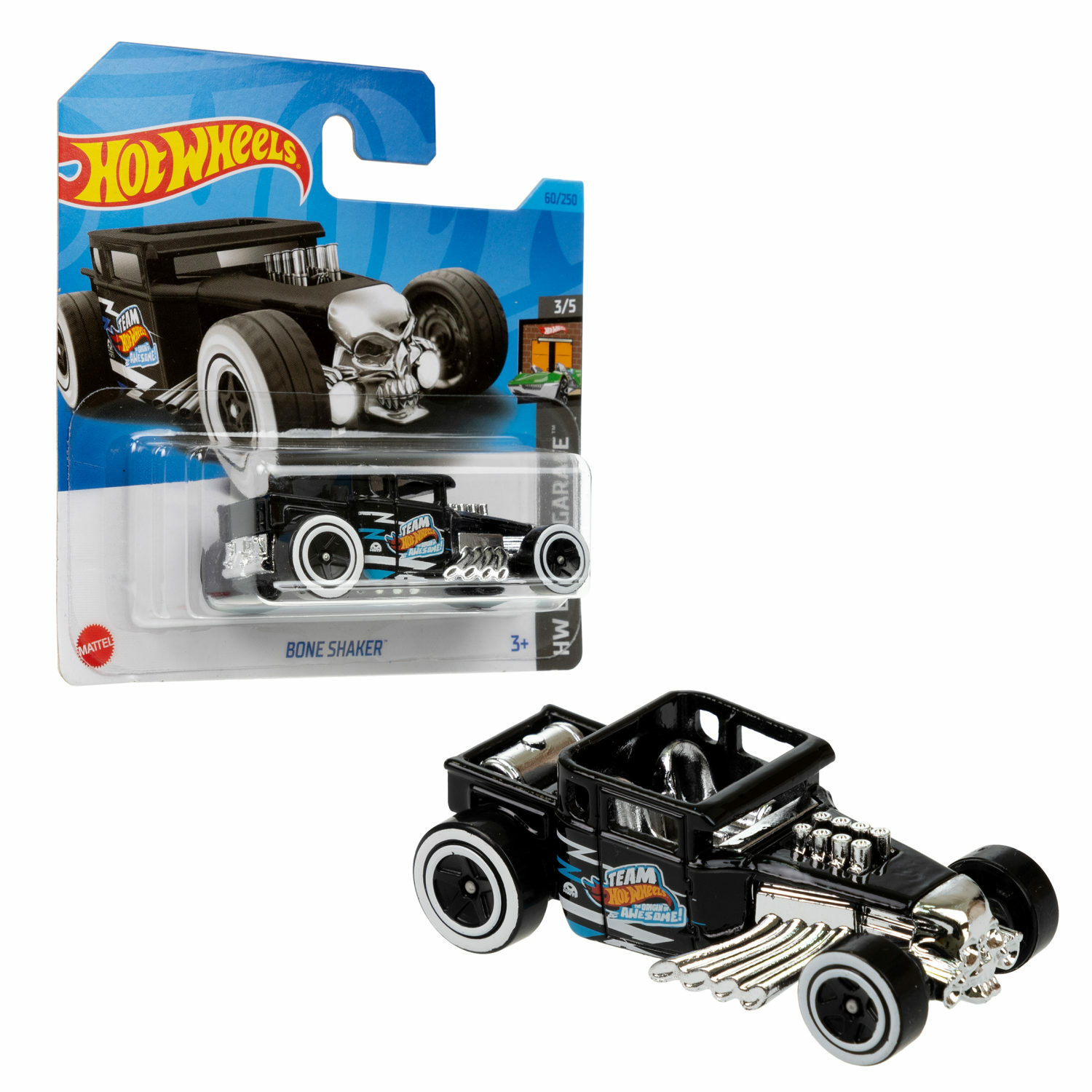 Коллекционная машинка Hot Wheels 60 Bone shaker купить по цене 576 ₽ в  интернет-магазине Детский мир