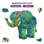 Пазл фигурный деревянный Active Puzzles Тропический слон