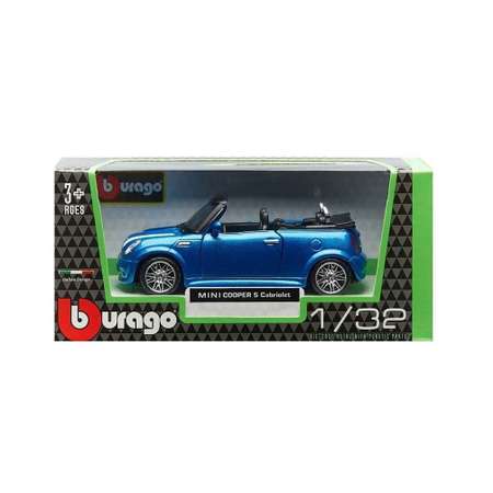 Автомобиль Bburago Mini Cooper S Cabriolet 1:32