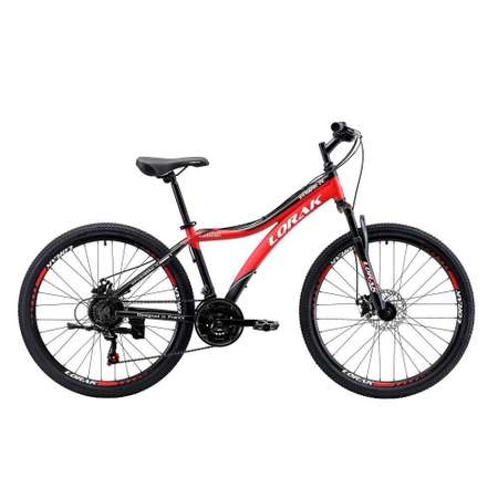 Велосипед горный Lorak Dynamic 26 чёрный/красный