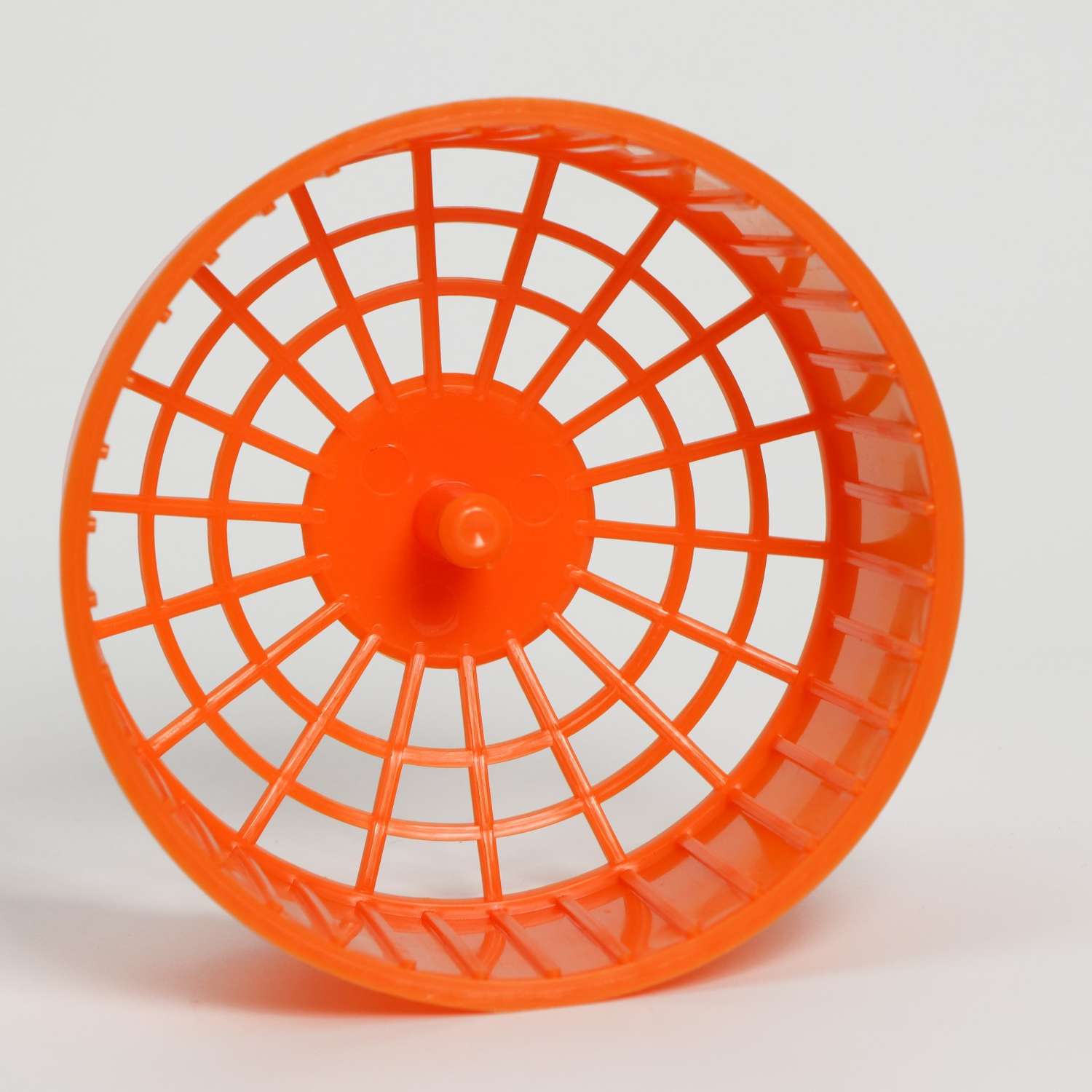Колесо для грызунов Sima-Land пластиковое без подставки оранжевое - фото 2