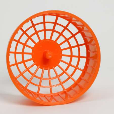 Колесо для грызунов Sima-Land пластиковое без подставки оранжевое