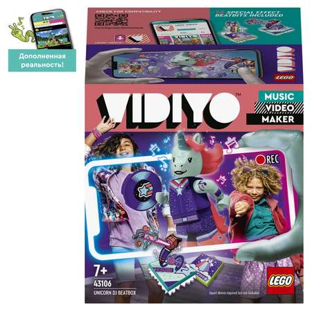 Конструктор LEGO Vidiyo Битбокс Диджея Единорога 43106