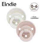 Пустышка Elodie 0-6 мес бамбук силиконовая Powder Pink 2 шт