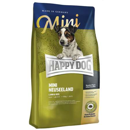 Корм для собак Happy Dog Supreme Mini Новая Зеландия ягненок-рис 1кг