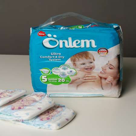 Подгузники Onlem Ultra Comfort Dry System для детей 5 11-18 кг 20 шт