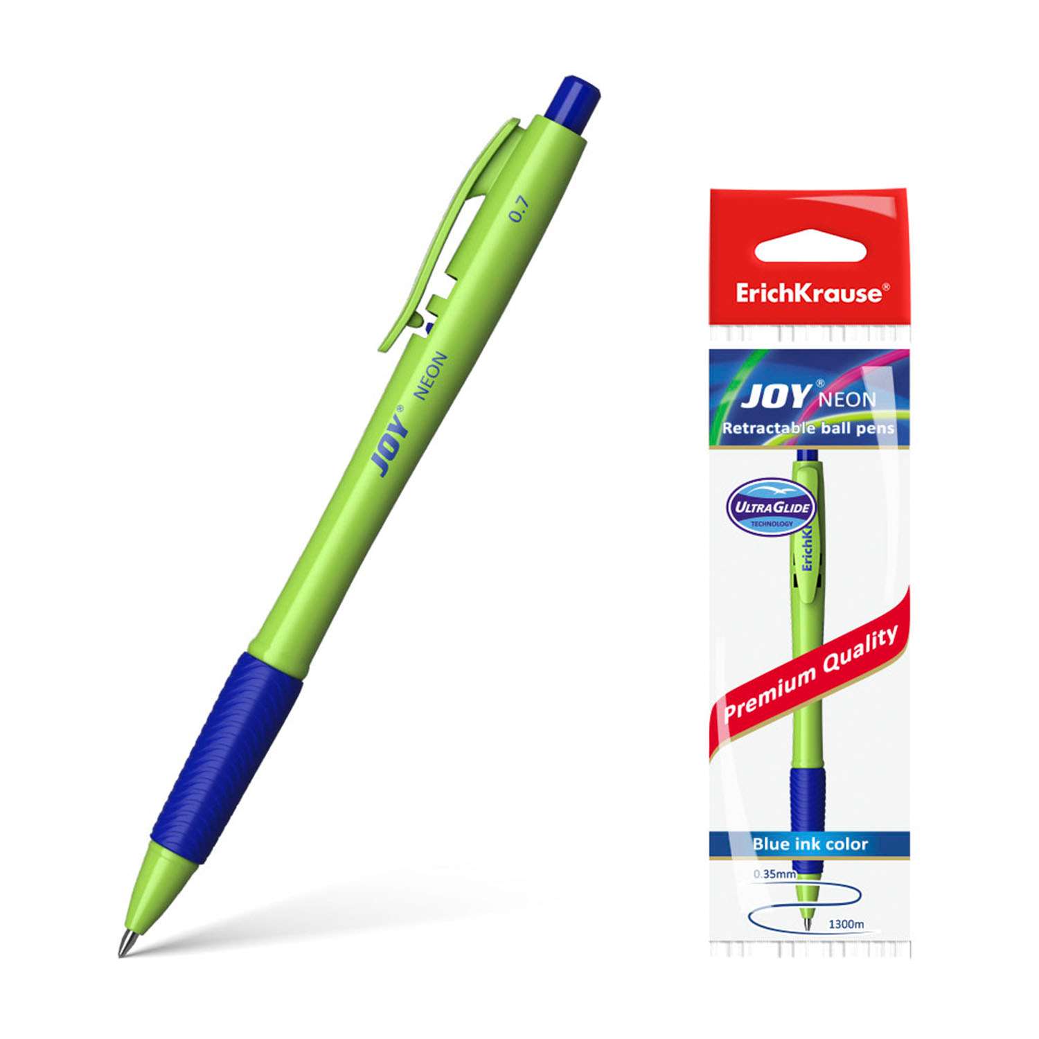 Ручка шариковая ErichKrause Joy Neon Ultra Glide Technology автоматическая в ассортименте 46788 - фото 4