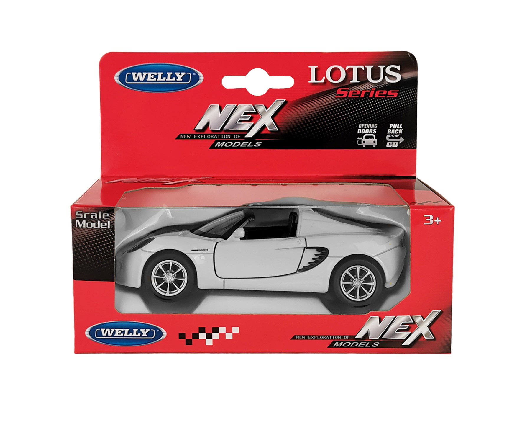 Машинка Welly 1:38 Lotus Elise 111S 2003 цвет в ассортименте 42335W - фото 4