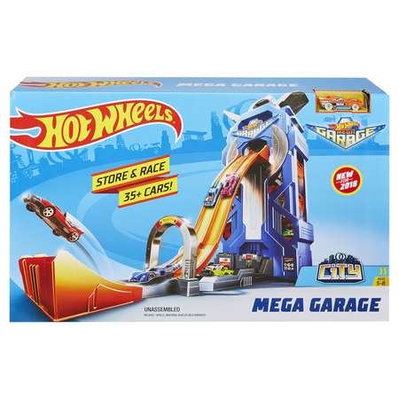 Гараж Hot Wheels Мега-гараж с лифтом, с пусковой установкой